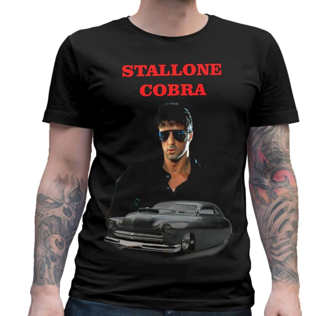 Camiseta de Filme Stallone Cobra