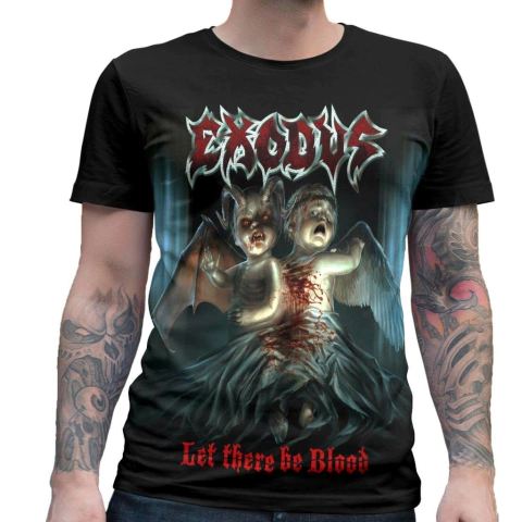 Camiseta Rock Exodus Let There be Blood