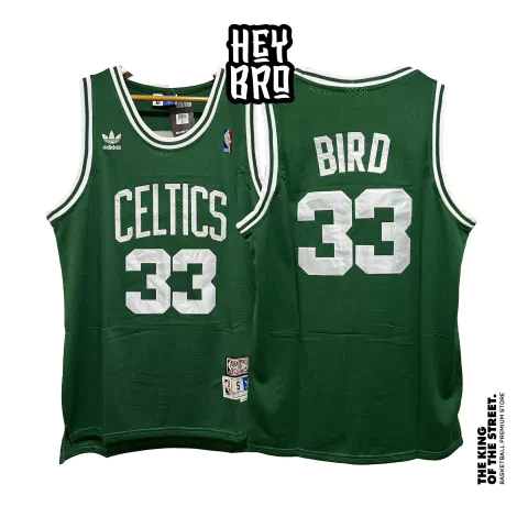 Camiseta Larry Bird. Boston Celtics. #33. Verde - Swingman - Mitchell &  Ness, Camiseta baloncesto