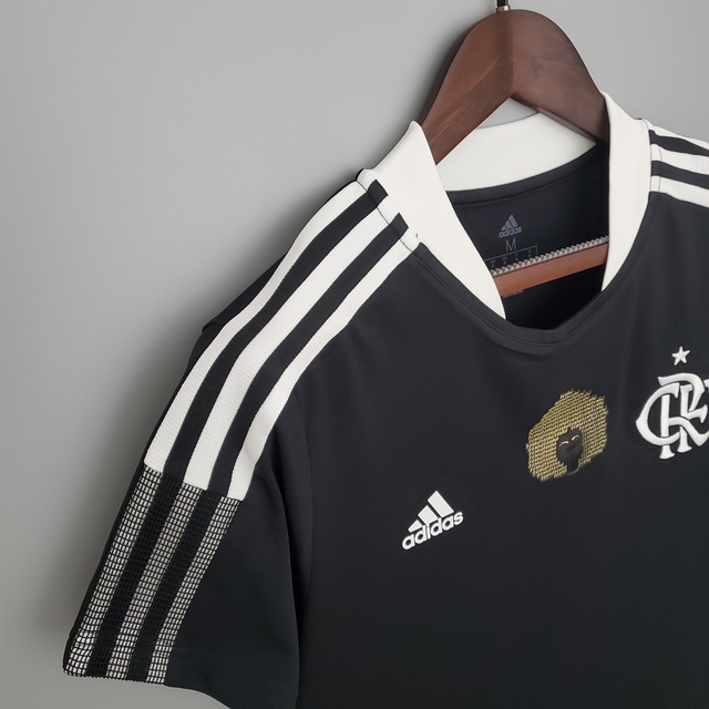 Camisa Internacional Excelência Negra 21/22 Torcedor Adidas Feminina -  Preta