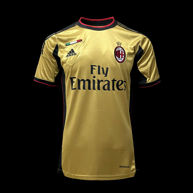 Camisa Milan Retrô Third 2013/14 Adidas - Dourada