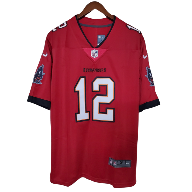 Camisa Nike NFL Futebol Americano Tampa Bay Buccaneers Nº 12 Brady