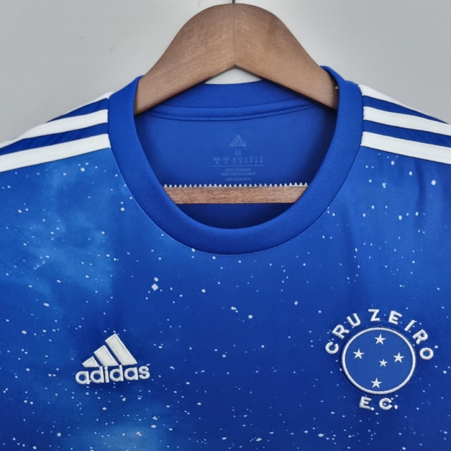 Camisa Cruzeiro I 22/23 Torcedor Adidas Masculina - Azul
