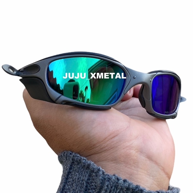 Óculos de Sol Oakley Juliet X-Metal Lentes Verde G26 Polarizadas + Si