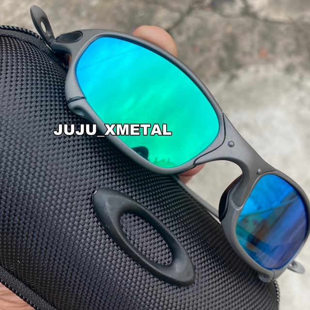 Óculos de Sol Oakley Juliet X-Metal Lentes Verde G26 + Estojo
