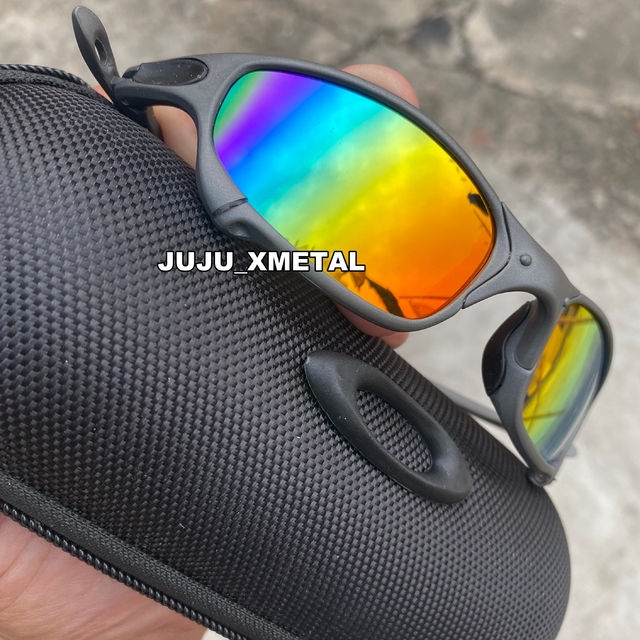 Óculos de Sol Oakley Juliet X-Metal Lentes Arco Iris + Estojo