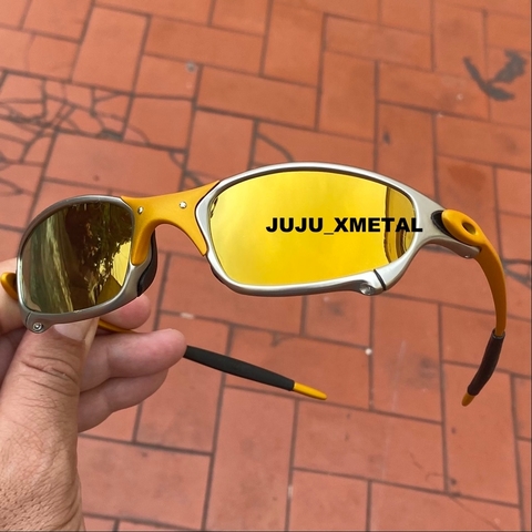 Óculos de Sol Oakley Juliet X-Metal Lentes 24k Dourada Gold Polariza