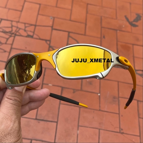 Óculos de Sol Oakley Juliet X-Metal Lentes 24k Polarizadas top xx R1`