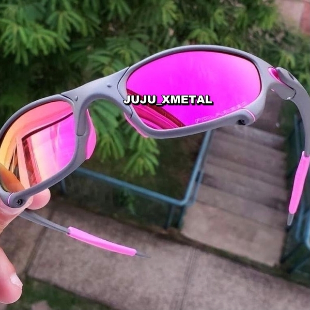 Óculos de Sol Oakley Juliet X-Metal Lentes Rosas Pink Polarizadas To