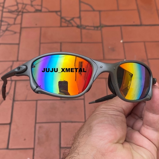 Óculos de Sol Oakley DoubleXx X-Metal Lentes Arco Iris Metal Polariza