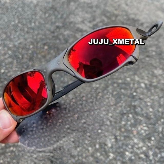 Óculos de Sol Oakley Juliet X-Metal Lentes Fire Red Vermelhas Polari