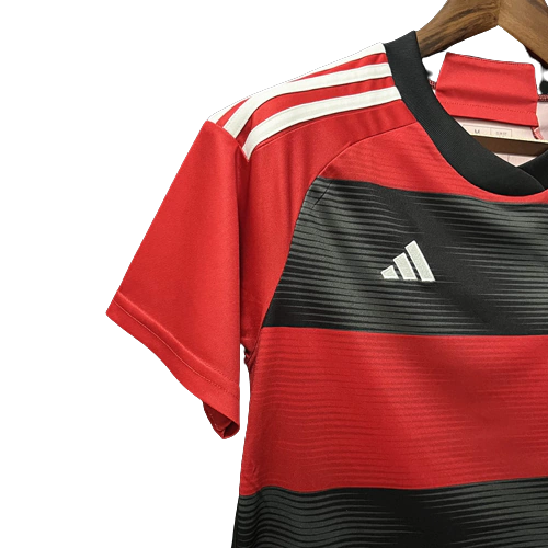 Camisa Flamengo 2023/24 Feminina I Vermelha e Preta Adidas