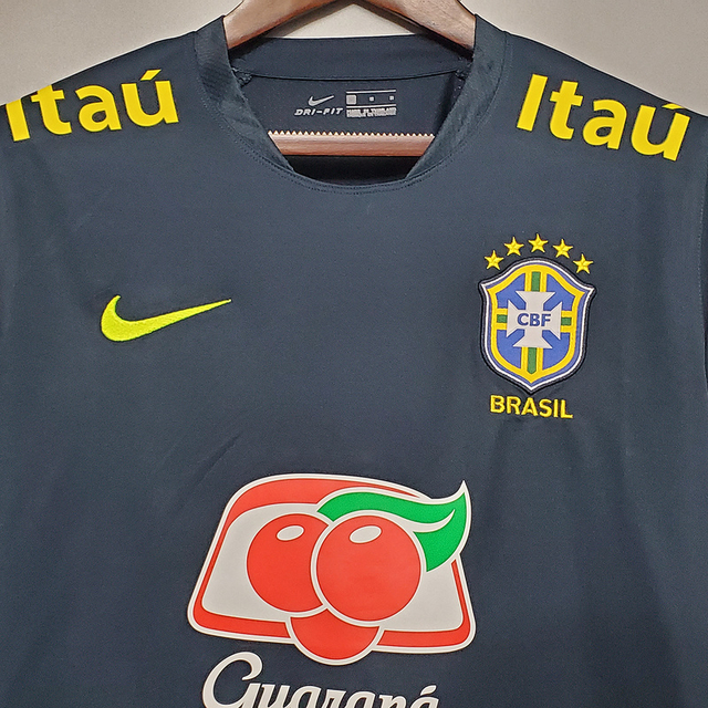 Camisa Seleção Brasileira Treino 21/22 - Azul Escuro