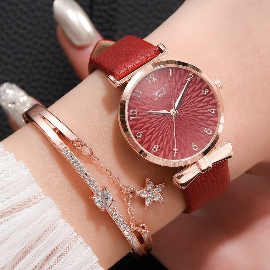 Relógios de quartzo com pulseira feminina, Relógio magnético