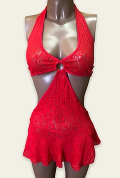 Trikini vestido encaje varios colores - tienda online
