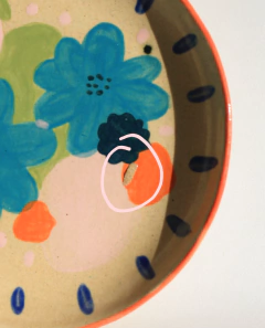 Prato Floral | n4 | COM DEFEITINHO na internet