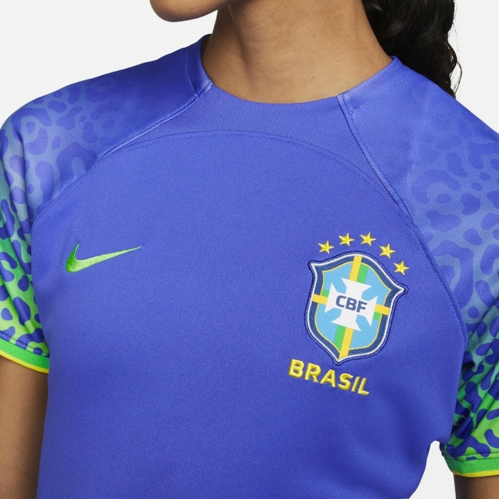 Camisa do Brasil Azul 2022 Feminina