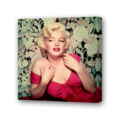 Cuadro Marilyn Monroe Color Vestido Rojo Mujer Sexy Cuadro Marilyn Monroe Color Vestido Rojo Mujer Sexy