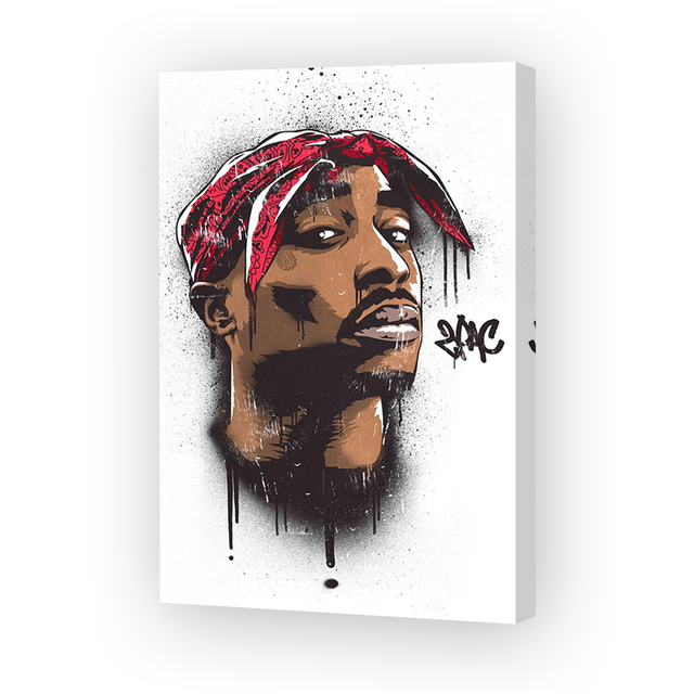 Cuadro Lamina Poster Musica 2pac Tupac Rap Hip Hop. Impresion de excel