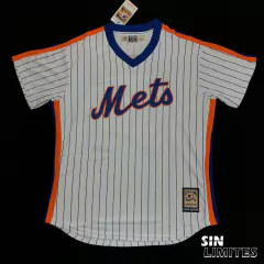 Camiseta New York Mets Rayada #34 - Sin Límites