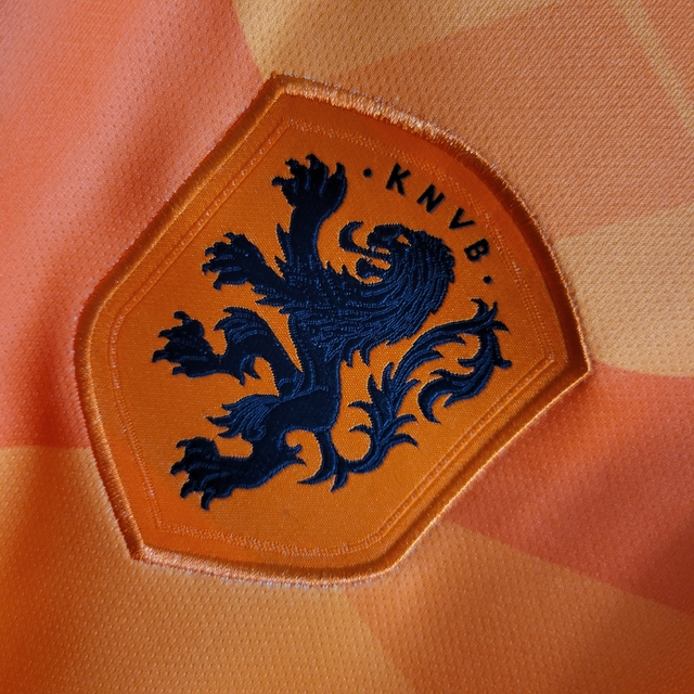 Camisa Seleção da Holanda Home 22/23 Torcedor Nike Masculina - Laranja