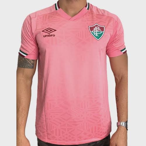 Camisa Fluminense Outubro Rosa 22/23 - Masculino Torcedor - Rosa