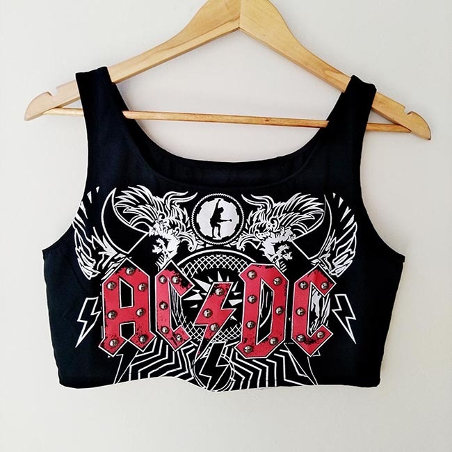 Cropped AC/DC - Comprar em HYSTERIA