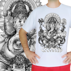 Camiseta Unissex - Ganesha Grafite