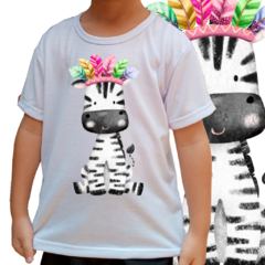 Camiseta infantil Zebra Xamã