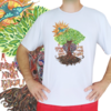 Camiseta Unissex - A Natureza é minha Igreja (Colorido) - Desenhista Denise Chiara