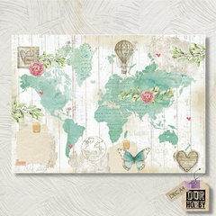 Papel decoupage A4 518