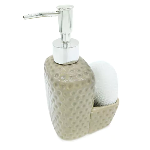 Dispenser de Detergente/Jabón con porta-esponja, incluye esponja, 11916
