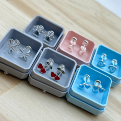 ABRIDORES1 - AROS DE PLATA 925 CON ESMALTE - comprar online