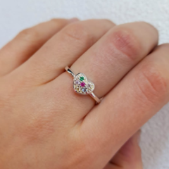 RAR0188 - ANILLO DE PLATA 925 CON PIEDRA