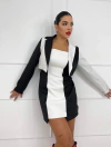 Conjunto raya bicolor