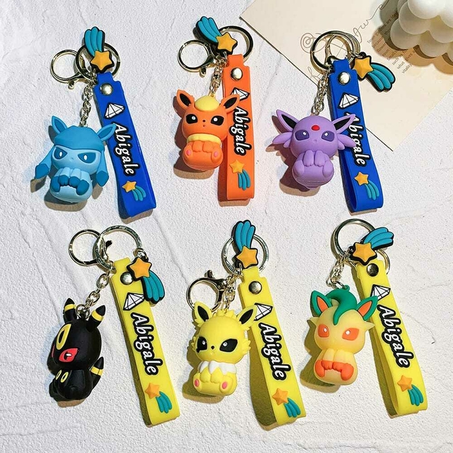 Eevee Pedra Evoluções Chaveiro