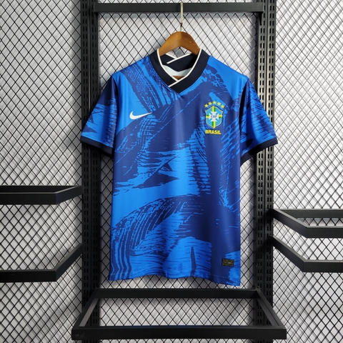 Camisa Seleção Brasil All black 22/23 Preto - Nike - Masculino Torcedor