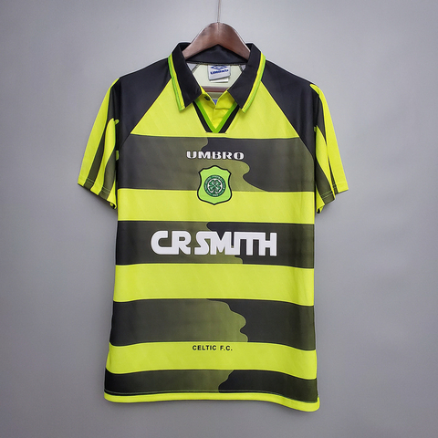 Camisa Celtic Retrô 1996/1997 Verde e Preta - Umbro