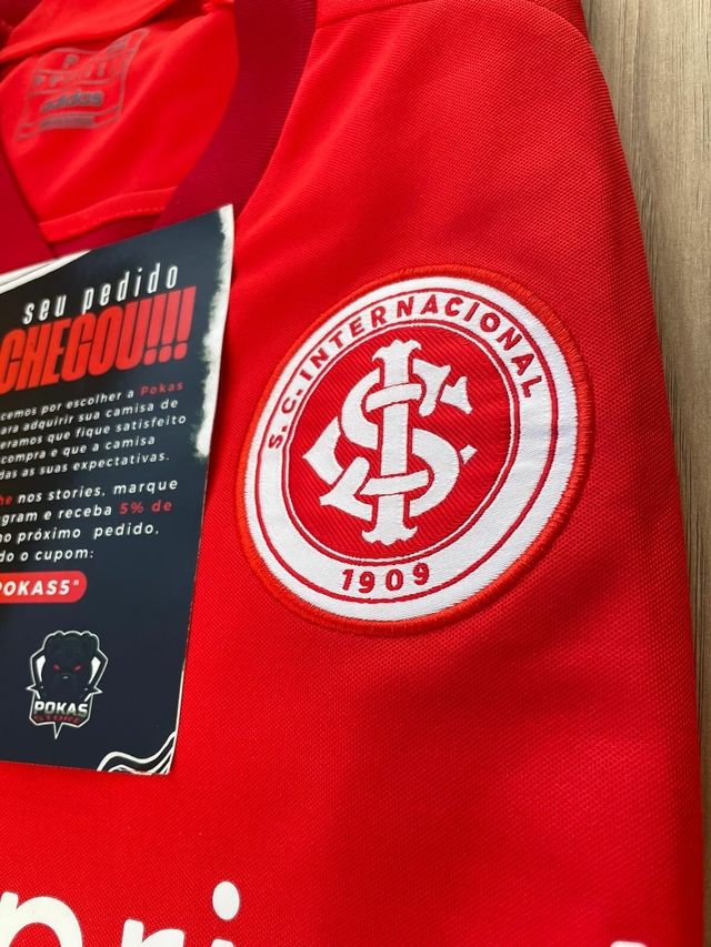 Camisa 1 SC Internacional 23/24 Feminina - Vermelho adidas
