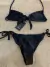 Conjunto top Girassol e calcinha jasmim - Preto liso