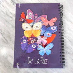 Cuaderno Butterfly Grande - De la Paz