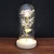 Flor de Folha de Ouro 24K Encantada com LED Galaxy Rose Eterno 24K com Luzes de Cordas - comprar online