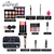 KIT Caixa de Maquiagem Profissional Contem: Gloss Labial, Estojo de Paleta de Sombras, Base, Pincel MISS ROSE