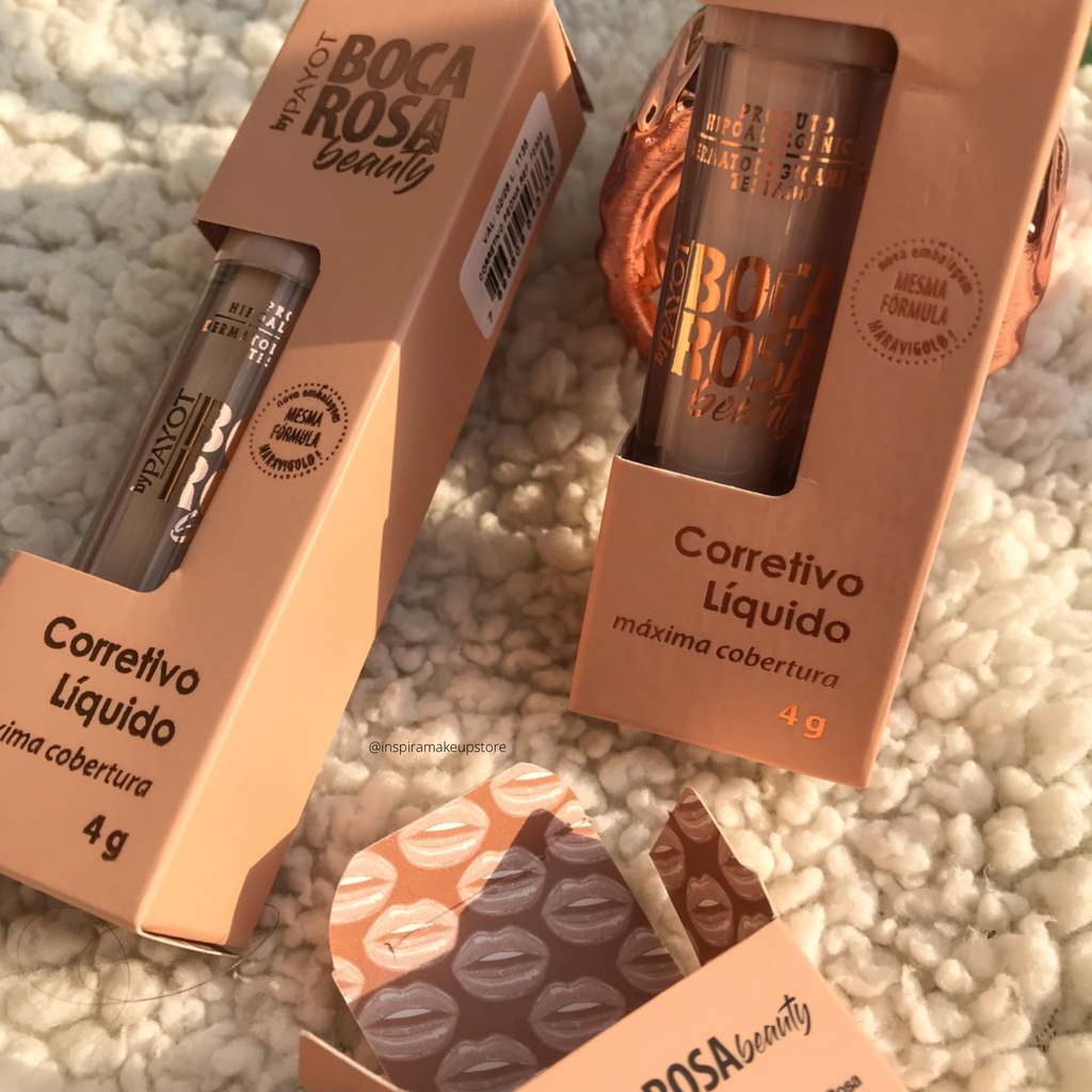 Corretivo Liquido Boca Rosa MAGNOLIA Com máxima cobertura