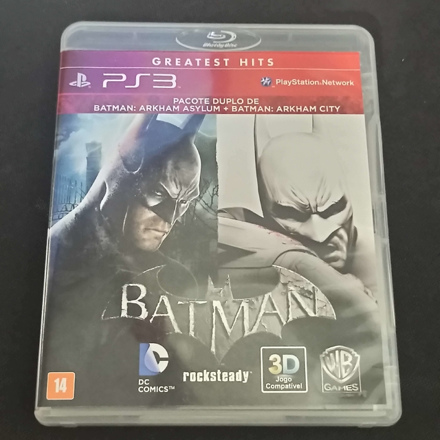 Jogo Batman Duplo: Arkham Asylum + Arkham City - PS3