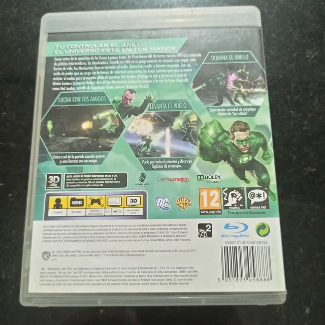 Jogo Lanterna Verde/Green Lantern: Rise of the Manhunters - PS3