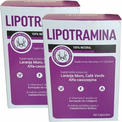 Lipotramina 60 cáps - 2 caixas
