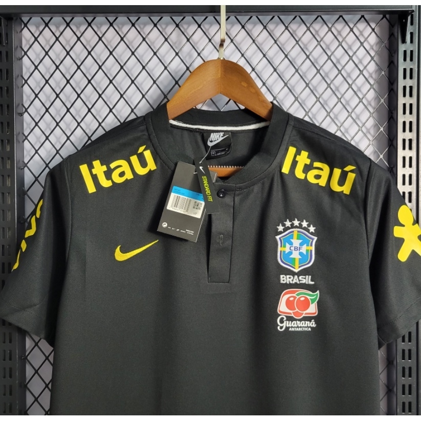 Camisa Treino Seleção Brasileira Preta - Kamisa 10