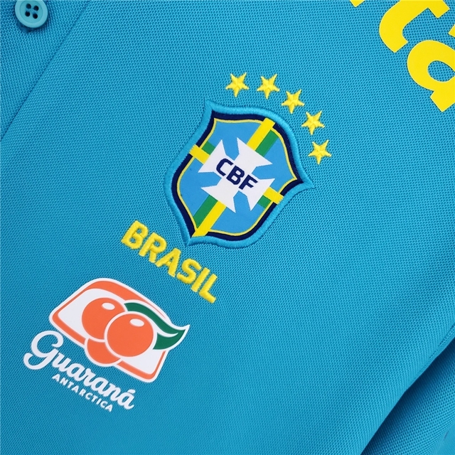 Camisa Treino Seleção Brasileira Azul - Kamisa 10