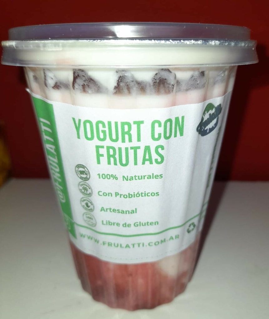 Yogurt Natural Stevia y Frutilla 340 g